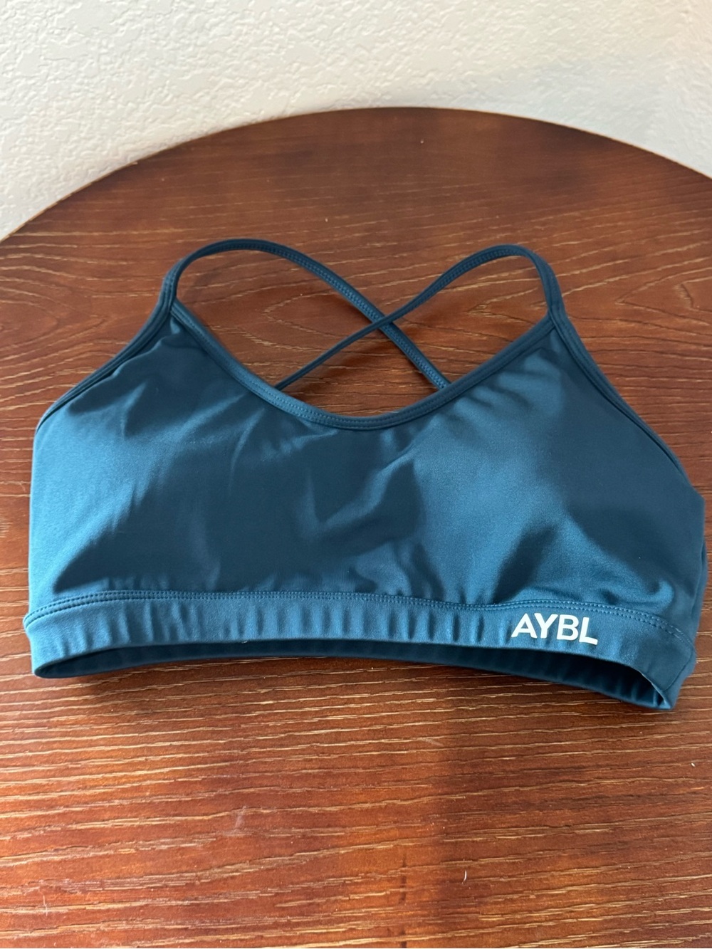 AYBL Teal Strappy Sports Bra Size Small